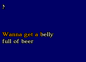 XVanna get a belly
full of beer