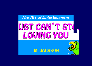 7715- Art of Entertainment

539E312 Ti.
M. JACKSON 5E?

g