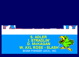 S. ADLER
I. STRADLIN'
D. MCKAGAN

W. AXL ROSE - SLASH
E11994 PIONEER LDCA, INC.