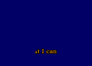 at I can