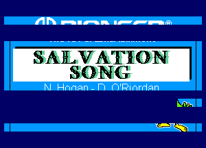 SALVATION
SONG

N Hnnanal') O'Pih'r'dan
(SEE)

( )