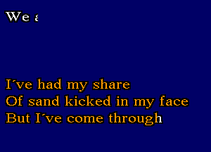 I ve had my share
Of sand kicked in my face
Bu...

IronOcr License Exception.  To deploy IronOcr please apply a commercial license key or free 30 day deployment trial key at  http://ironsoftware.com/csharp/ocr/licensing/.  Keys may be applied by setting IronOcr.License.LicenseKey at any point in your application before IronOCR is used.