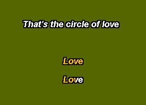 That's the circle of Iove