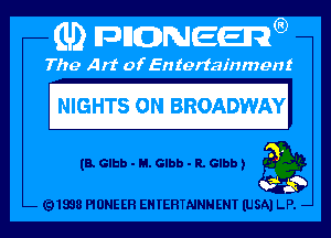 (B. Glhb - III. Glbb - R. Glbb)

(91838 PIONEER EHIERTNNNENT (USAl LP. -