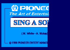 Q1938 PIONEER EH TERTNNNE