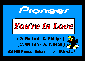 szazz're Em

(G. Ballard - 0. Philips)
(0. Wilson -W. Wilson)

-Q1999 Pioneer Enlenainment IU.8.A.) L.P.