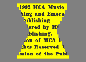 1992 MCA Music

581011 of the Pub