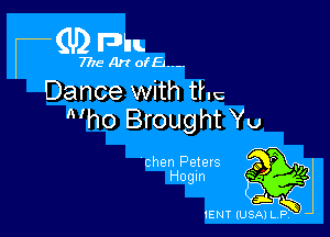 Dance with the

Mho Brought Yu

chen Peters