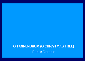 0 IANHENBRUM (0 CHRISTMAS TREE)
Public Domain