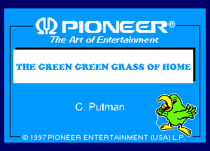 (U) PIGJNEEW

7715 Art ofEnfertafnment

THE GREEN GREEN GRASS OF ROME

91897PIDNEEH ENTERTAINMENT (USA P Q