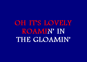 N' IN
THE GLOAMIN'