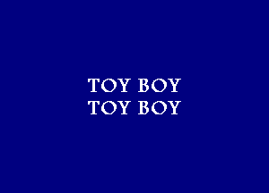 TOY BOY
TOY BOY