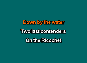 Down by the water

Two last contenders
0n the Ricochet