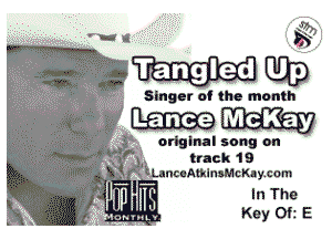 jg)

am

Singer of the month

.3 original song on

' .f 13.. track 19
lLancoAtklnaMcKay com
In The

Key 011 E