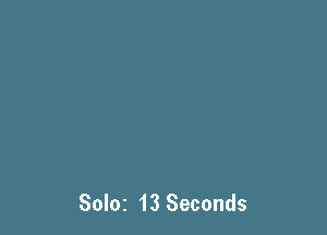 SOIOZ 13 Seconds