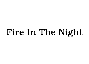 Fire In The Night