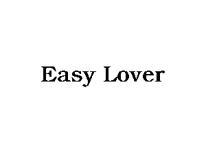 Easy Lover