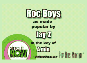 EIIIBEITB

as made
popular by

4 , in the key of
I O 1 2 m
, NQW  Pmarllm H15 Huanur