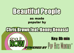 Beautiful!

85- made
popular by

mm

E33 ,7 PHI H . Hil'illlh

m