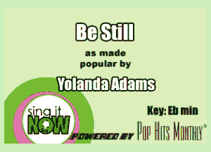 E13833

as made
Popular by

..-- .YIIIanIIa Adams

I. Egih W! Ell min
mm W11 Hm MIIIIIHW