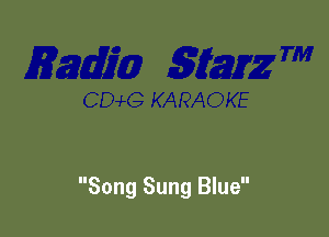 Song Sung Blue