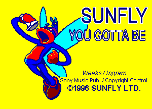 Weeksllmtam

'
(01996 SUNFII? LTD