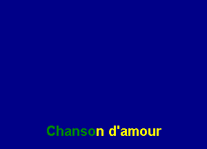 Chanson d'amour