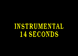 INSTRUMENTAL

14SECONDS