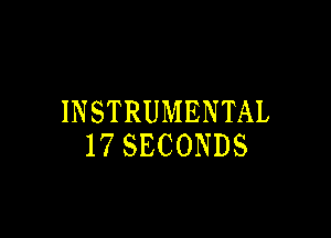 INSTRUMENTAL

17SECONDS