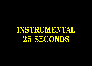 INSTRUMENTAL

255ECONDS