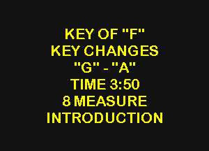 KEYOFP'
KEYCHANGES
IIGII - IIAII

WME350
8MEASURE
INTRODUCHON