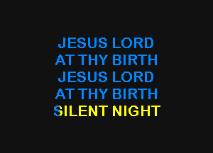 SILENT NIGHT