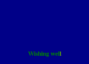 Wishing well