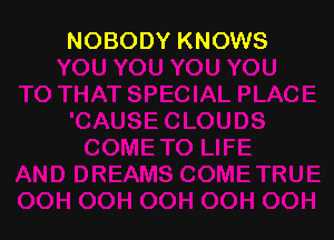 NOBODY KNOWS