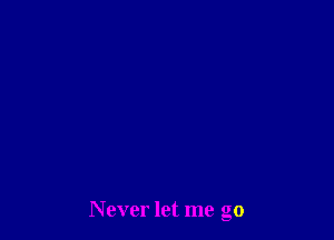 Never let me go