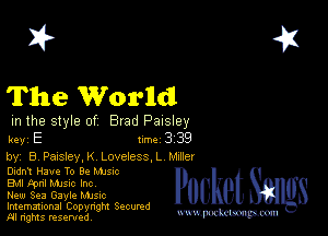 2?

The World

in the style of Brad Paisley

key E Im339

by, B Pansiey, K Loveless, L mner
Dldm Have To Be Mme

EM kml Mme Inc

New Sea 63er Mme

Ime...

IronOcr License Exception.  To deploy IronOcr please apply a commercial license key or free 30 day deployment trial key at  http://ironsoftware.com/csharp/ocr/licensing/.  Keys may be applied by setting IronOcr.License.LicenseKey at any point in your application before IronOCR is used.