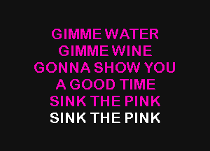 SINKTHEPINK