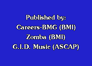 Published byz
Careers-BMG (BMI)

Zomba (BM!)
G.l.D. Music (ASCAP)