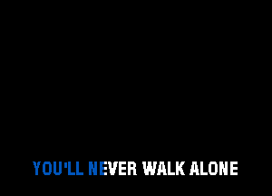 YOU'LL NEVER WALK ALONE
