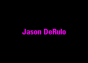 Jason DeRulo