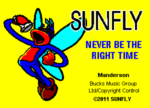 NEVER BE THE

RIGHT TIME