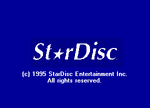 SUrDisc

(cl 1835 StalDisc Entertainment Inc.
All lights reserved.