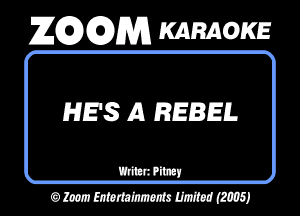 26296291353 KARAOKE

HE'S A REBEL

WPM
OMWWMJ