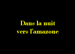 Dans la nuit

vers l'amazone