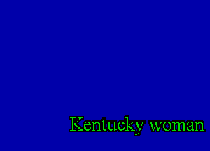 Kentucky woman