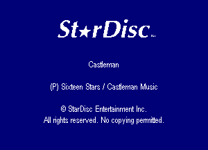 Sterisc...

Cademan

(P) Suieen am I 03de Muse

Q StarD-ac Entertamment Inc
All nghbz reserved No copying permithed,