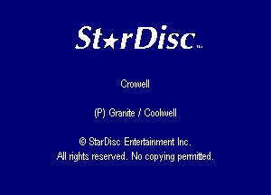 Sterisc...

Crowell

(PletefCoobxel

Q StarD-ac Entertamment Inc
All nghbz reserved No copying permithed,
