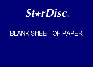 Sthisa.

BLANK SHEET OF PAPER