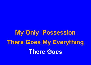 My Only Possession
There Goes My Everything
There Goes