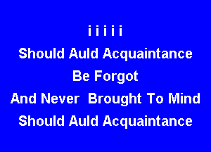 Should Auld Acquaintance

Be Forgot
And Never Brought To Mind
Should Auld Acquaintance